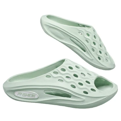 Pantoufles EVA personnalisées pour hommes, chaussures de jardin décontractées, respirantes, pour douche d'été, 2023